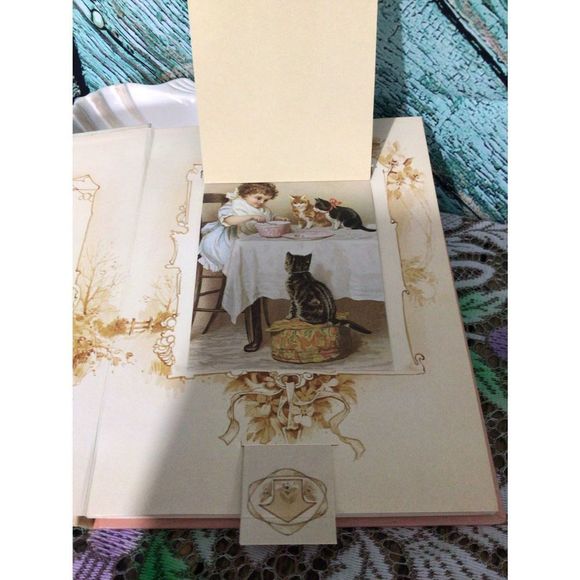 Vintage 1985 Victorian Moving Pictures Book By Ernest Nister Action Surprises Hi - Picture 6 of 15